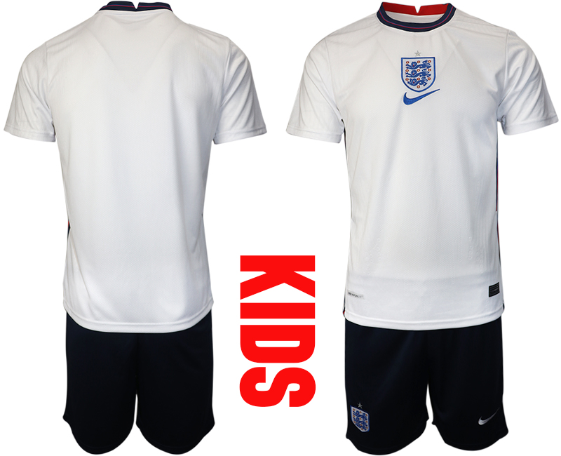 2021 European Cup England home Youth soccer jerseys